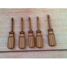 Laser Cut Mini Screwdrivers PK10